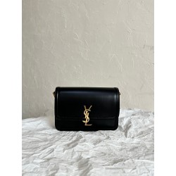 생로랑 Saint laurent/YSL 634305 솔페리노 박스 생로랑 레더 미디움 사첼 블랙 23CM