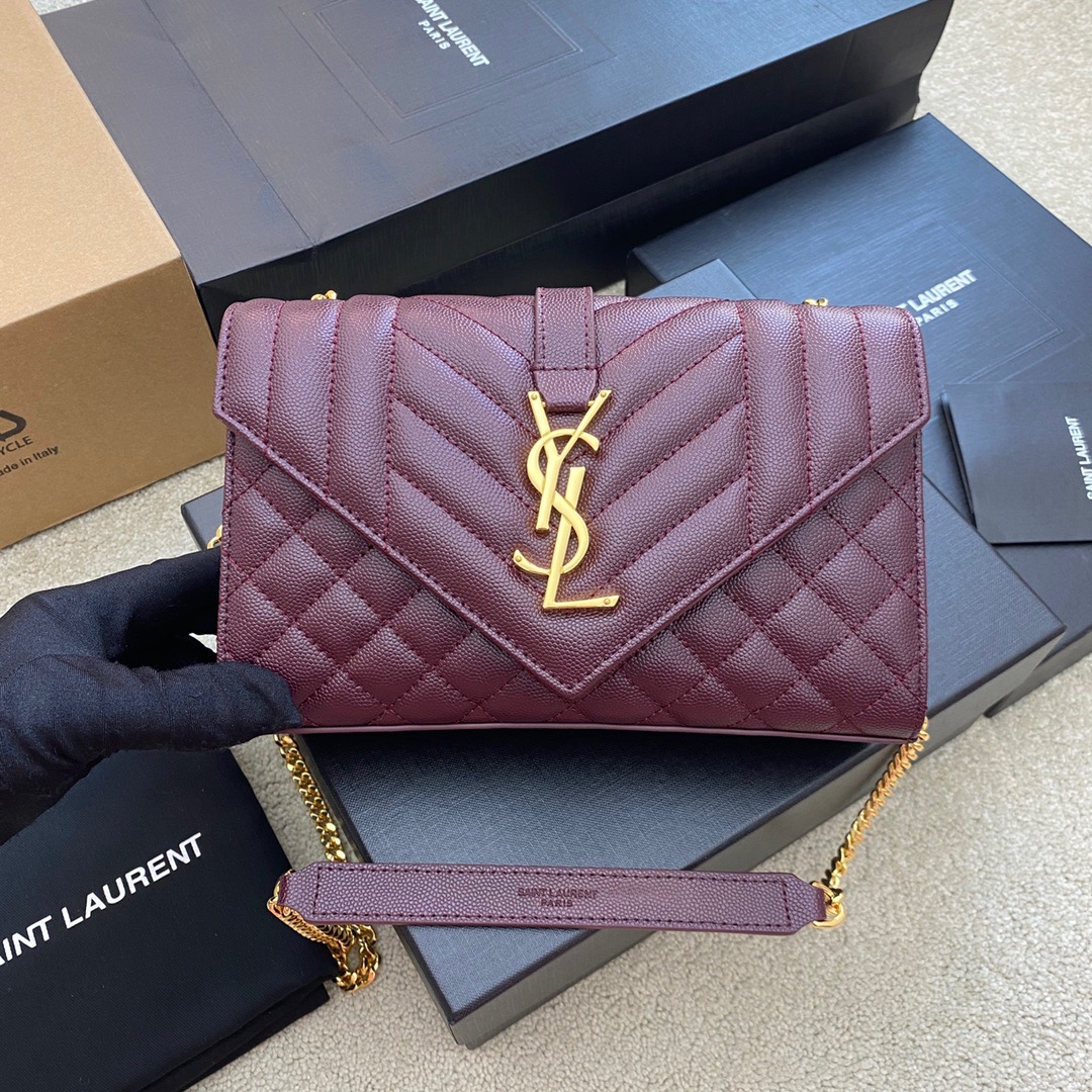 생로랑 Saint laurent/YSL 600915 Envelope Small Bag 21CM