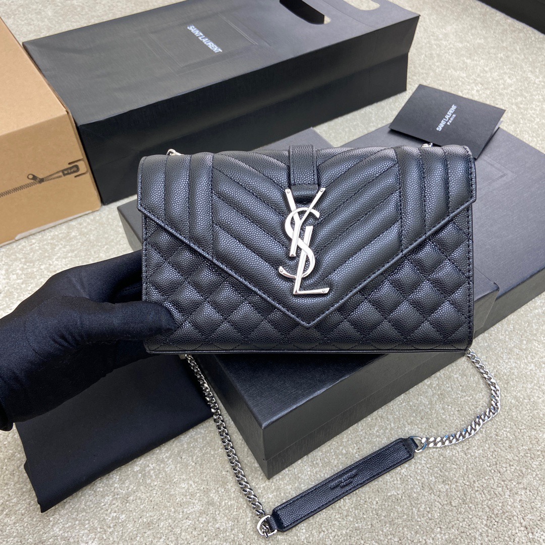 생로랑 Saint laurent/YSL 600915 Envelope Small Bag 21CM