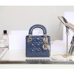 디올 Dior Lady  mini 탑 핸들백 17CM
