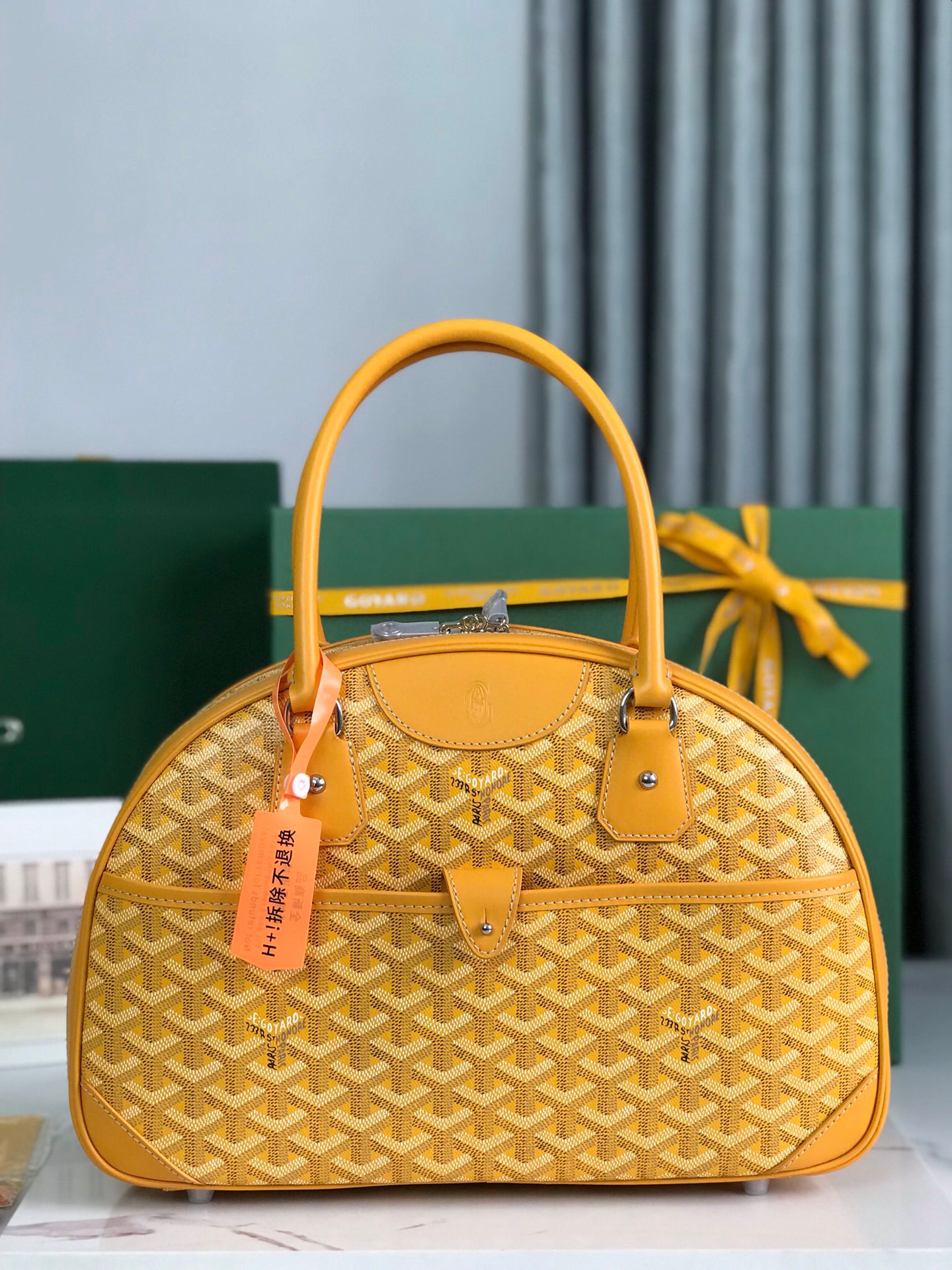 고야드 Goyard Vintage 탑 핸들백 35.5CM