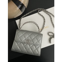 샤넬 CHANEL AP3237 23P 체인 달린 미니백  & 실버 메탈 11.5CM