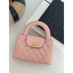 샤넬 CHANEL AP3435 23K 클래식 체인 달린 미니백 & 골드 코랄 19CM