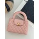 샤넬 CHANEL AP3435 23K 클래식 체인 달린 미니백 & 골드 코랄 19CM