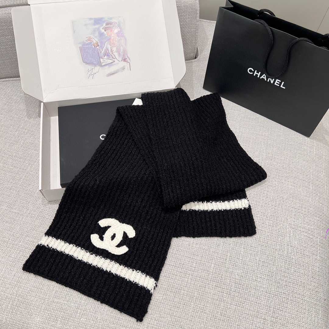 샤넬 CHANEL 스카프 190×30CM