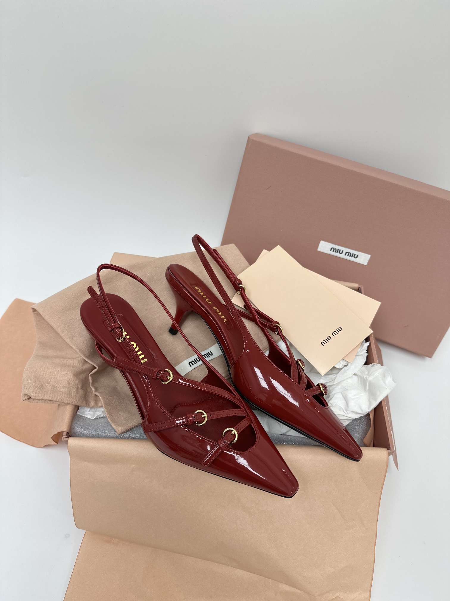 미우 미우 Miu Miu 하이힐 샌들