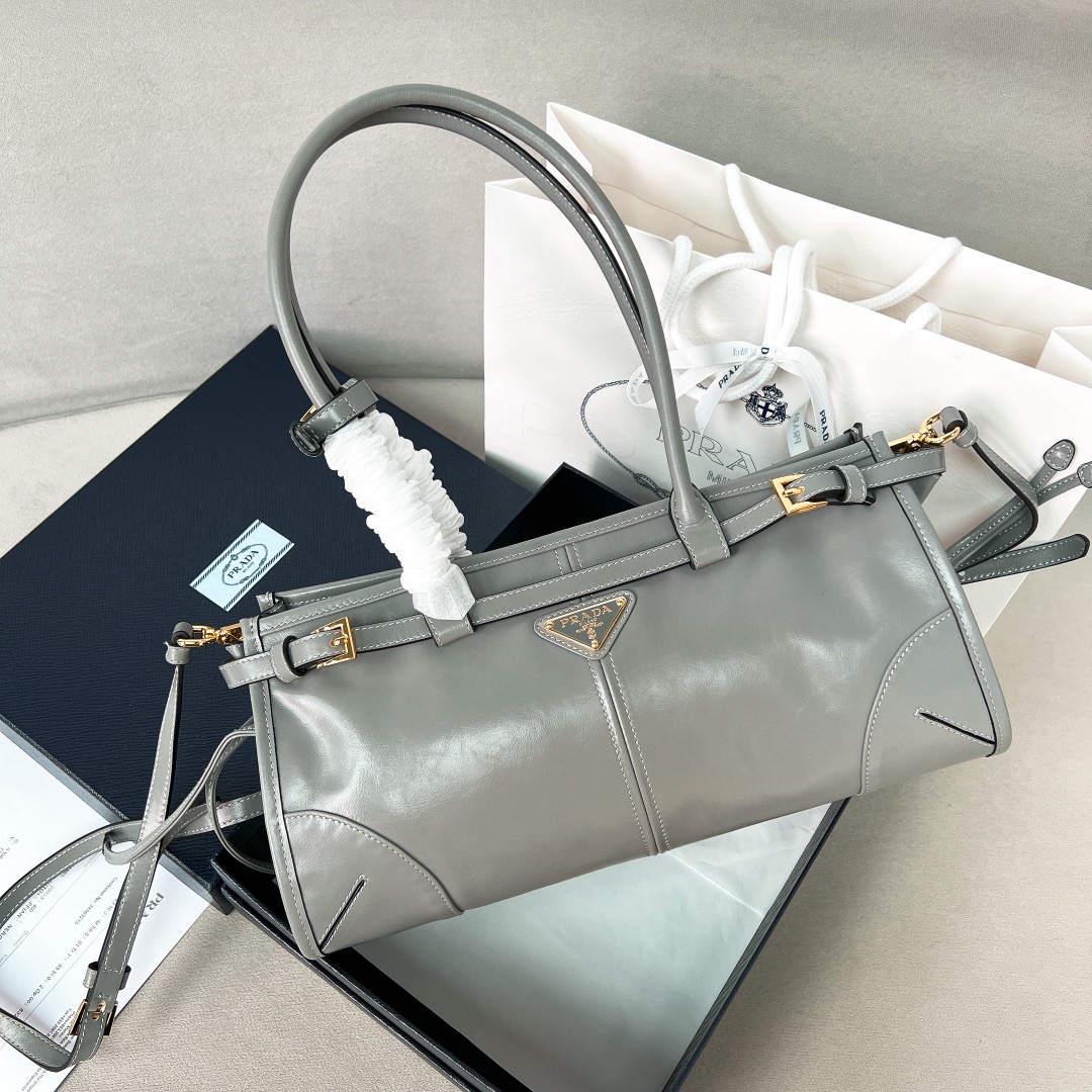 프라다 Prada 1BA426 LuxSoft 탑 핸들백 32CM