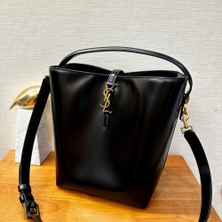 생로랑 Saint laurent/YSL 742828 샤이니 레더 르 37 블랙 25CM
