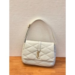 생로랑 Saint laurent/YSL 698567 퀼티드 램스킨 르 57 숄더백 블랑 빈티지 24CM