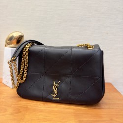 생로랑 Saint laurent/YSL 763475 제이미 4.3 스몰 램스킨 블랙 25CM