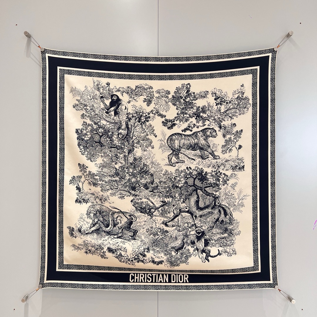 디올 Dior 스카프 90×90CM