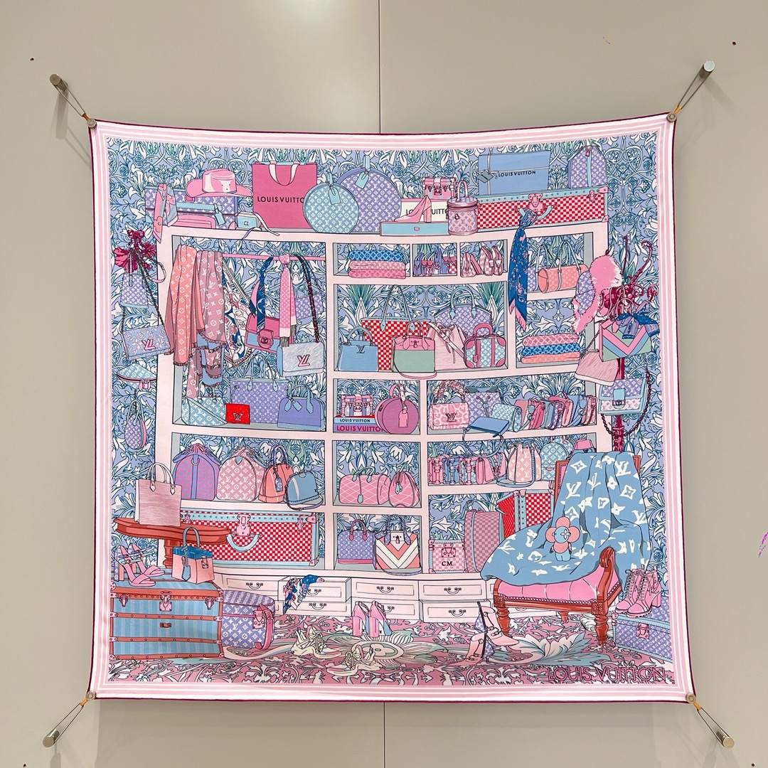 루이비통 Louis Vuitton 스커프 M76130 90×90CM