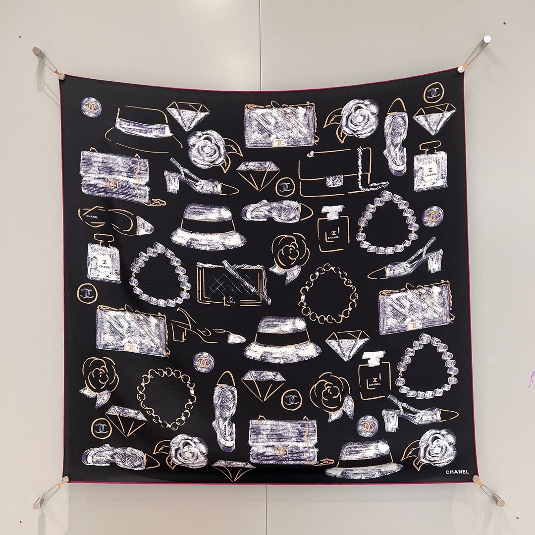 샤넬 CHANEL 스카프 90×90CM