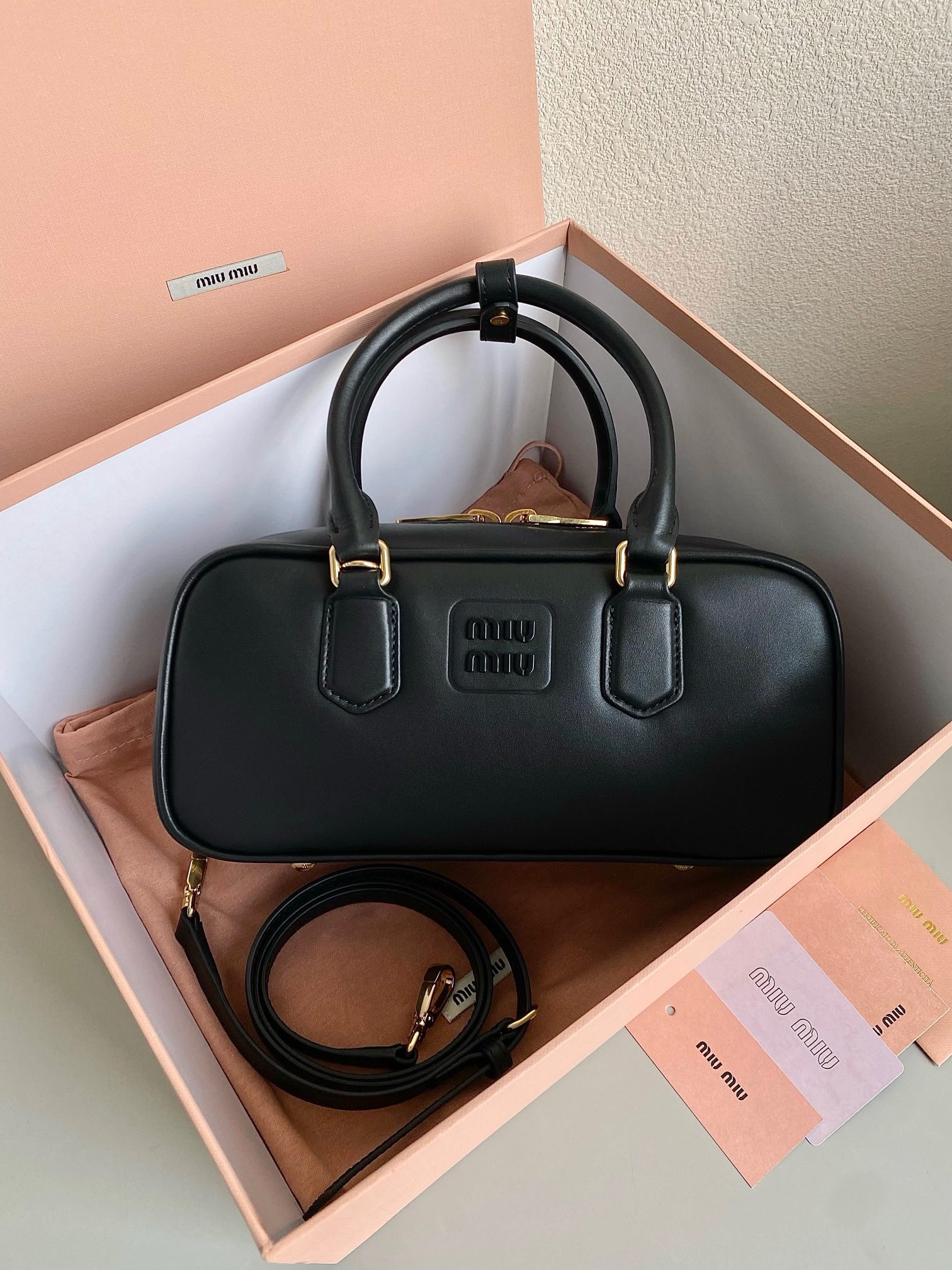 미우 미우 miu miu F0011 탑 핸들백 27CM