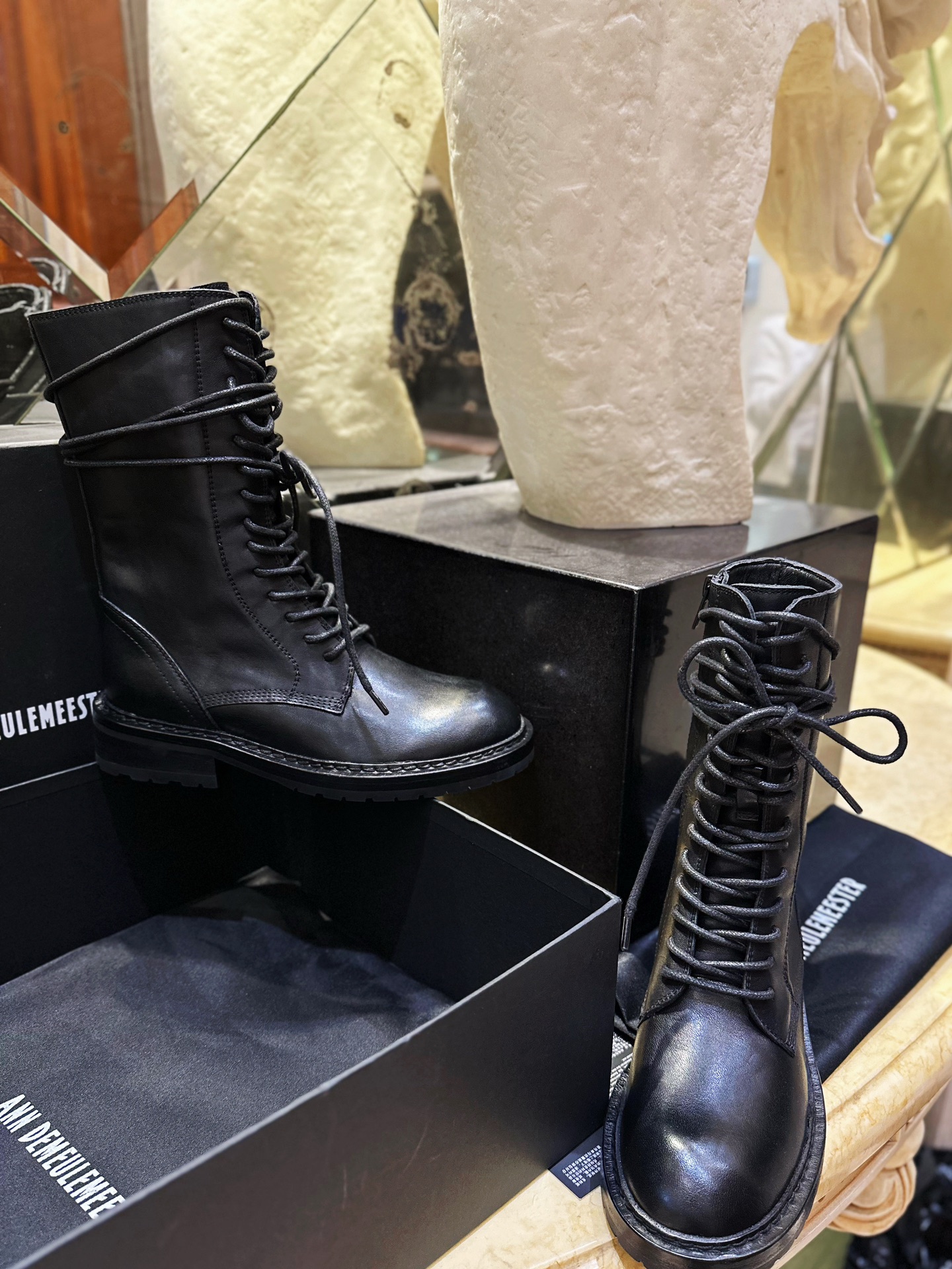 앤드뮐미스터 Ann Demeulemeester 마틴 부츠