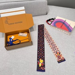 루이비통 Louis Vuitton 실크 트윌리 스카프 120×8CM