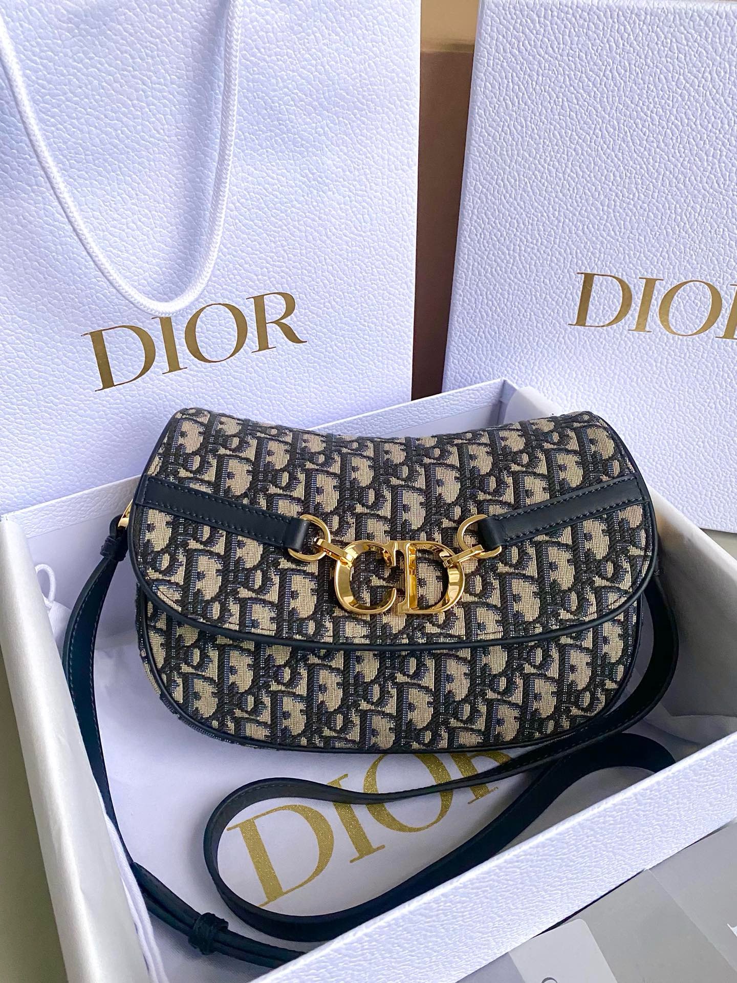 디올 Dior 8010 Besace 크로스 백 24CM