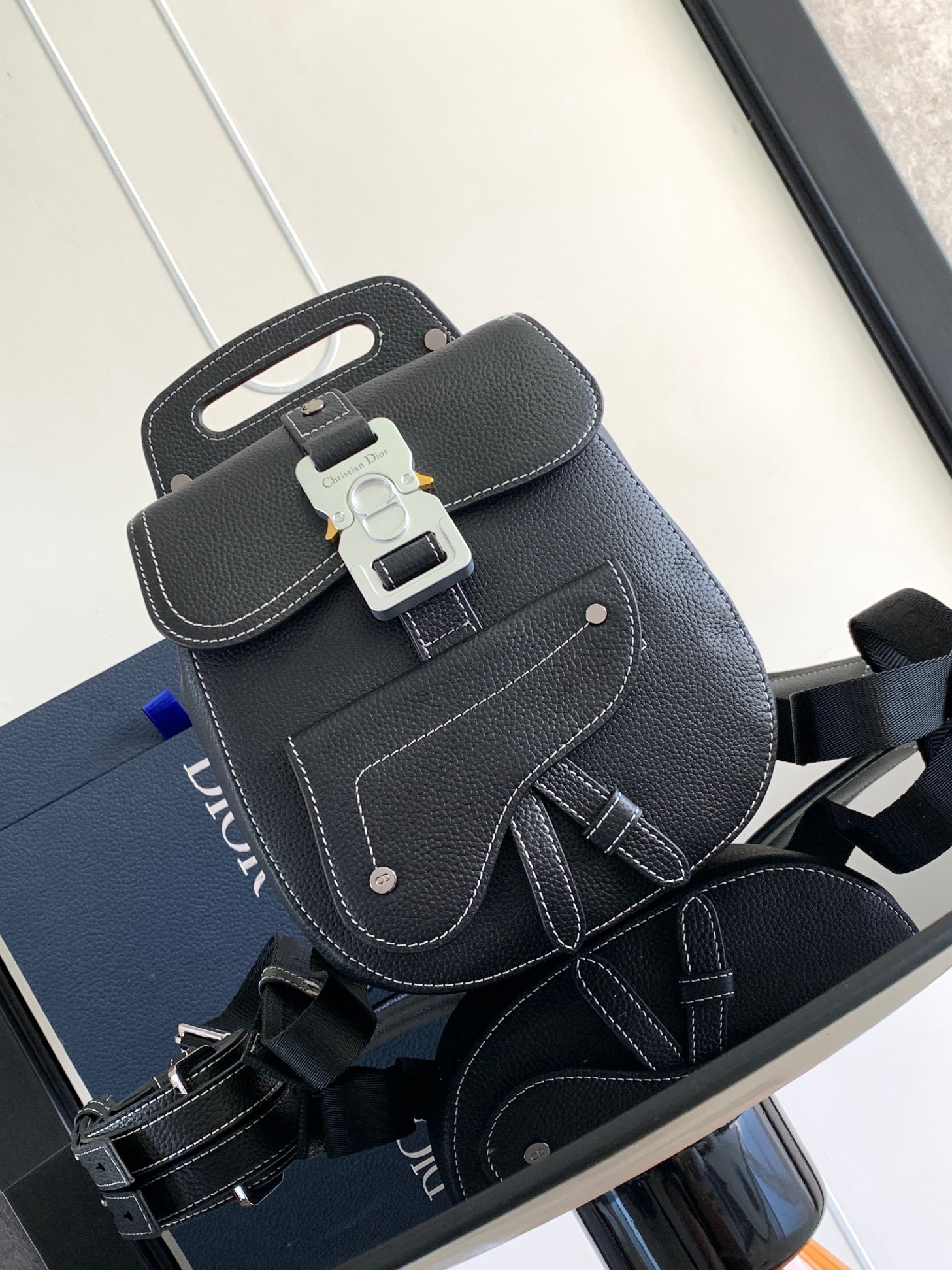 디올 Dior 1ADBA086 미니 백팩 27.5CM