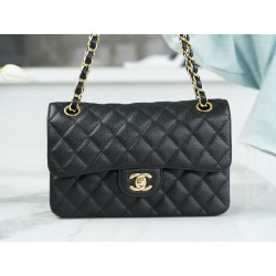 샤넬 CHANEL 1111 Classic Flap 클래식 스몰 플랩백 그레인드 카프스킨 23CM