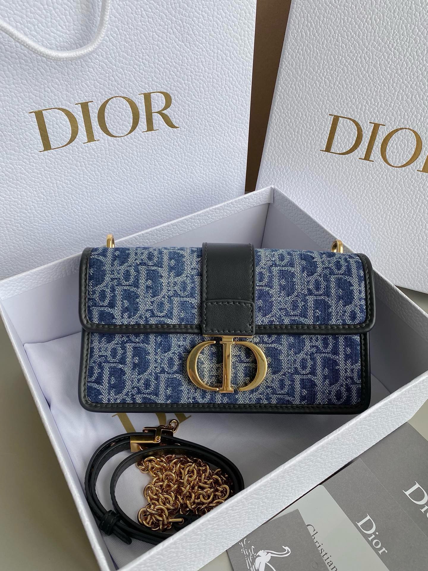 디올 Dior 6186 Montaigne 크로스 백 21.5CM