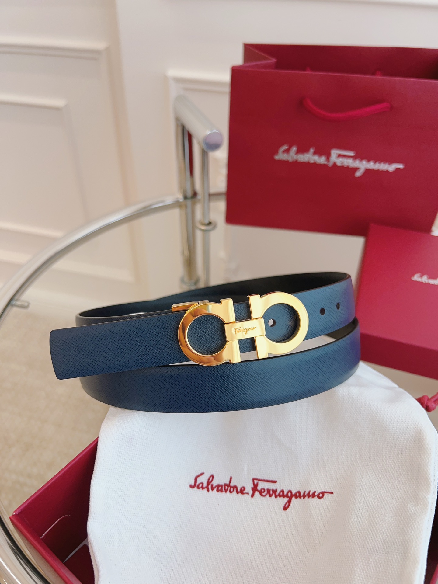 살바토레 페라가모 Salvatore Ferragamo 벨트 35mm