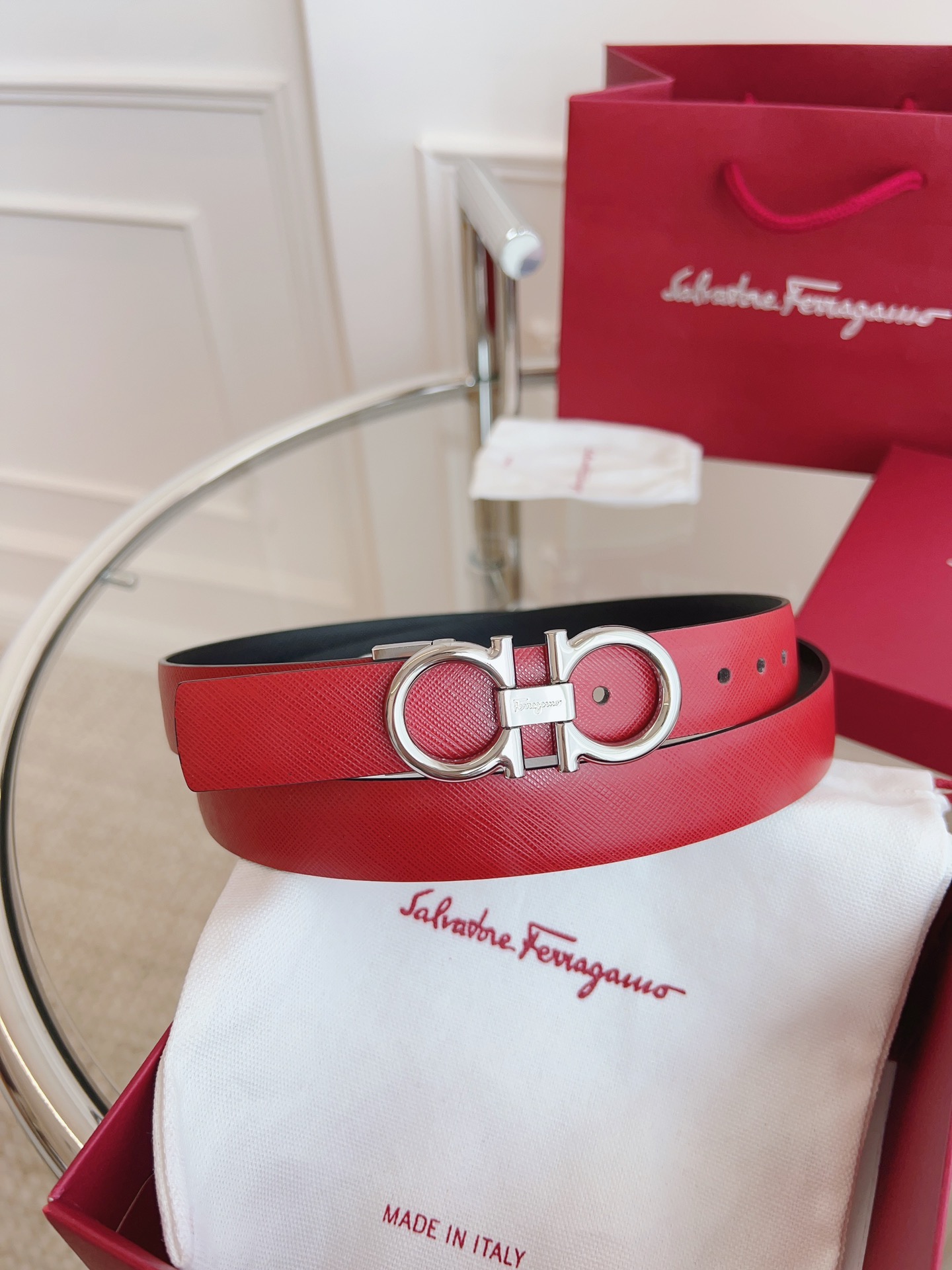 살바토레 페라가모 Salvatore Ferragamo 벨트 35mm