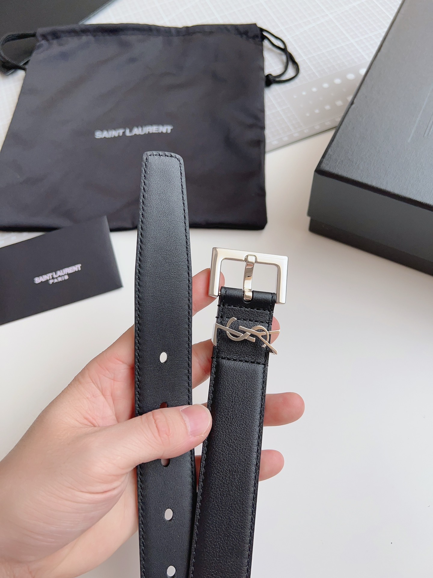 생로랑 Saint Laurent 벨트 30mm