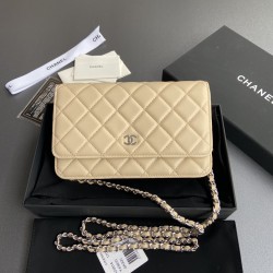 샤넬 Chanel A33914 샤넬 클래식 체인 지갑 램스킨  20CM