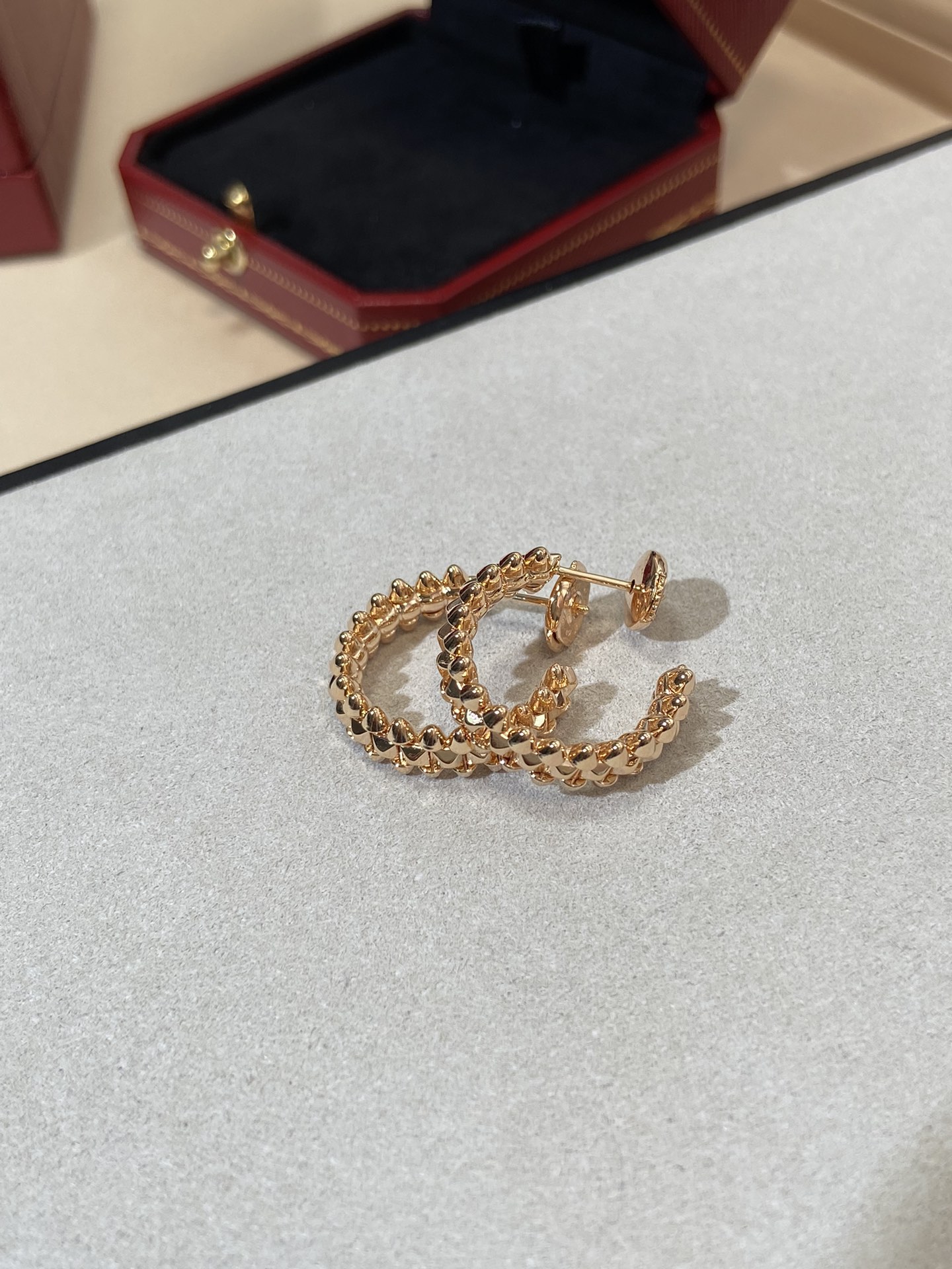 까르띠에 Cartier CLASH DE CARTIER 클래쉬 드 까르띠에 귀걸이 핑크 골드