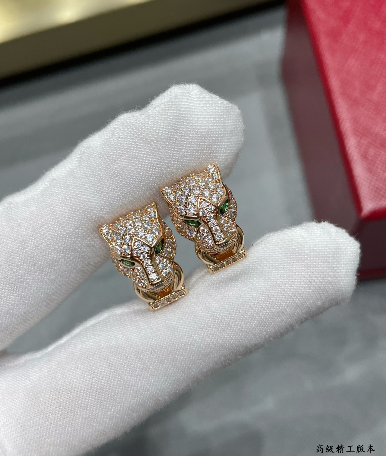 까르띠에 Cartier PANTHÈRE DE CARTIER 팬더 드 까르띠에 귀걸이 핑크 골드