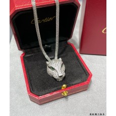 까르띠에 Cartier PANTHÈRE DE CARTIER 팬더 드 까 목걸이 화이트 골드 N7408238