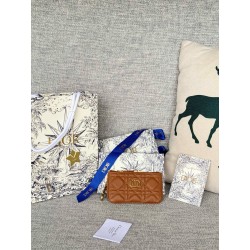 디올 Dior 30 Montaigne Glycine S5158UWHC-M30G 카드 케이스 14.5CM