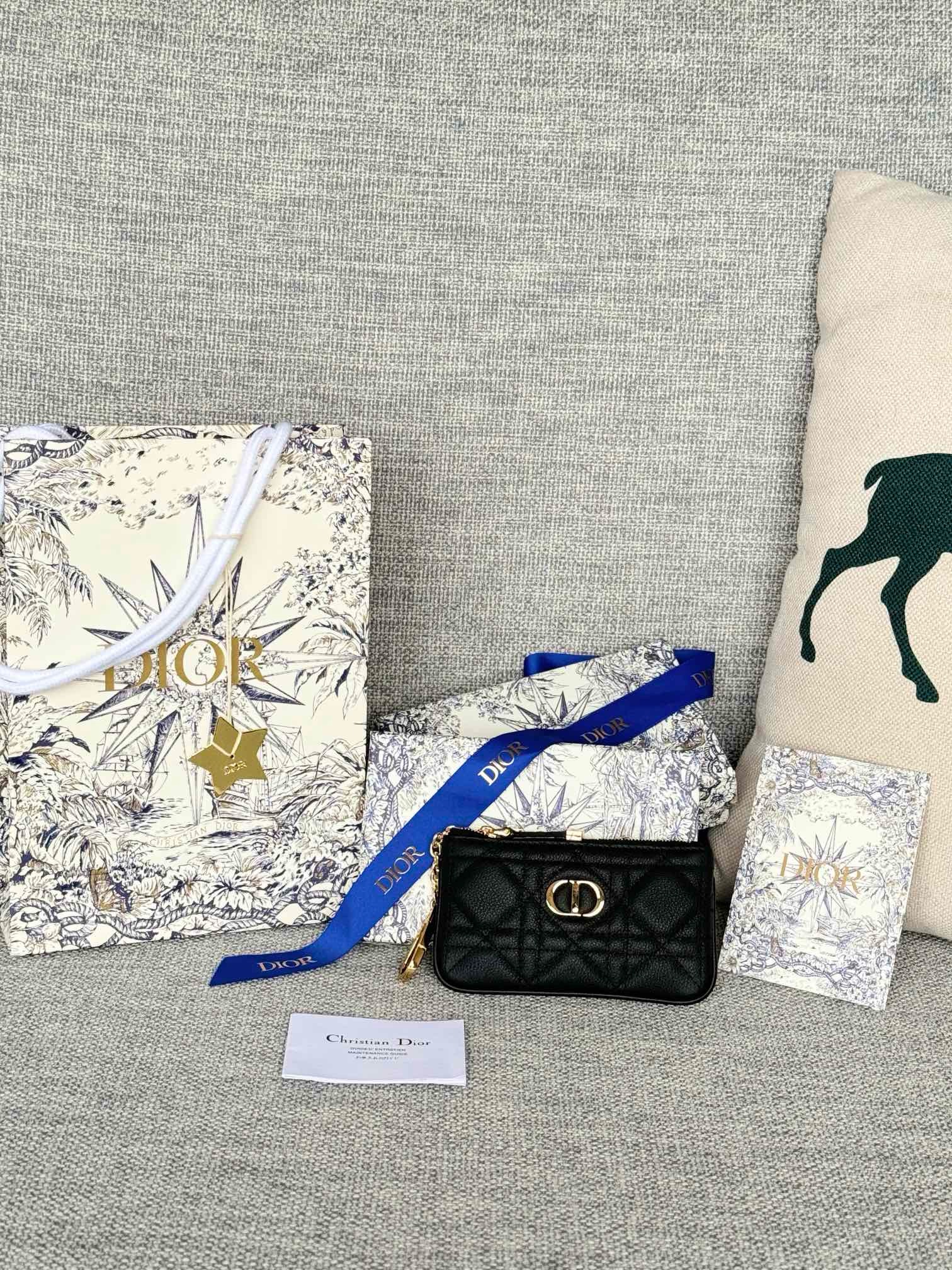 디올 Dior 30 Montaigne Glycine S5158UWHC-M30G 카드 케이스 14.5CM