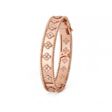 반클리프 Van Cleef & Arpels 뻬를리 클로버 브레이슬릿 Perlée clovers 팔찌 핑크 골드 VCARN5B200