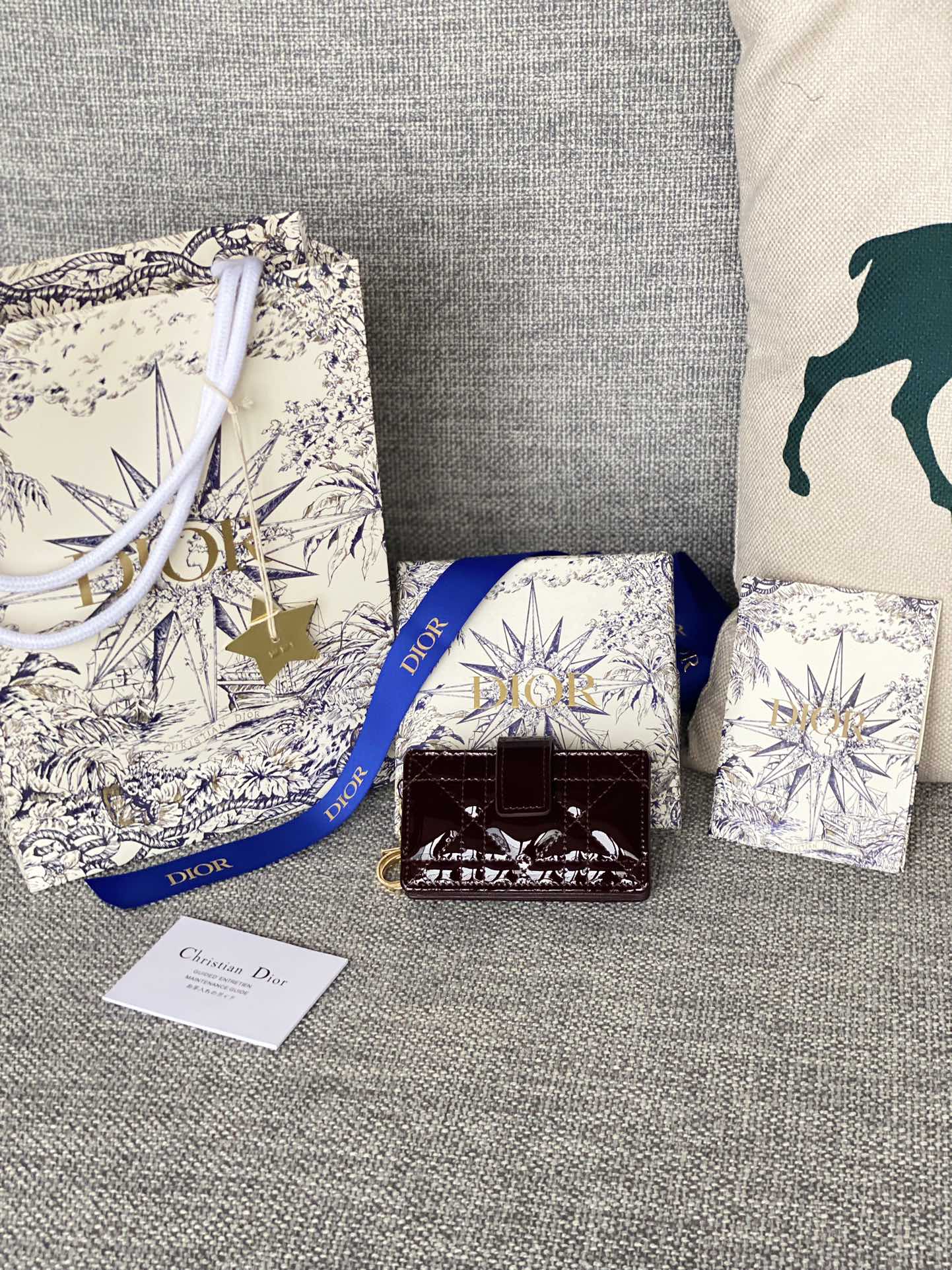 디올 Dior S00740NMJ-M990-TU 카드 케이스 10.4CM