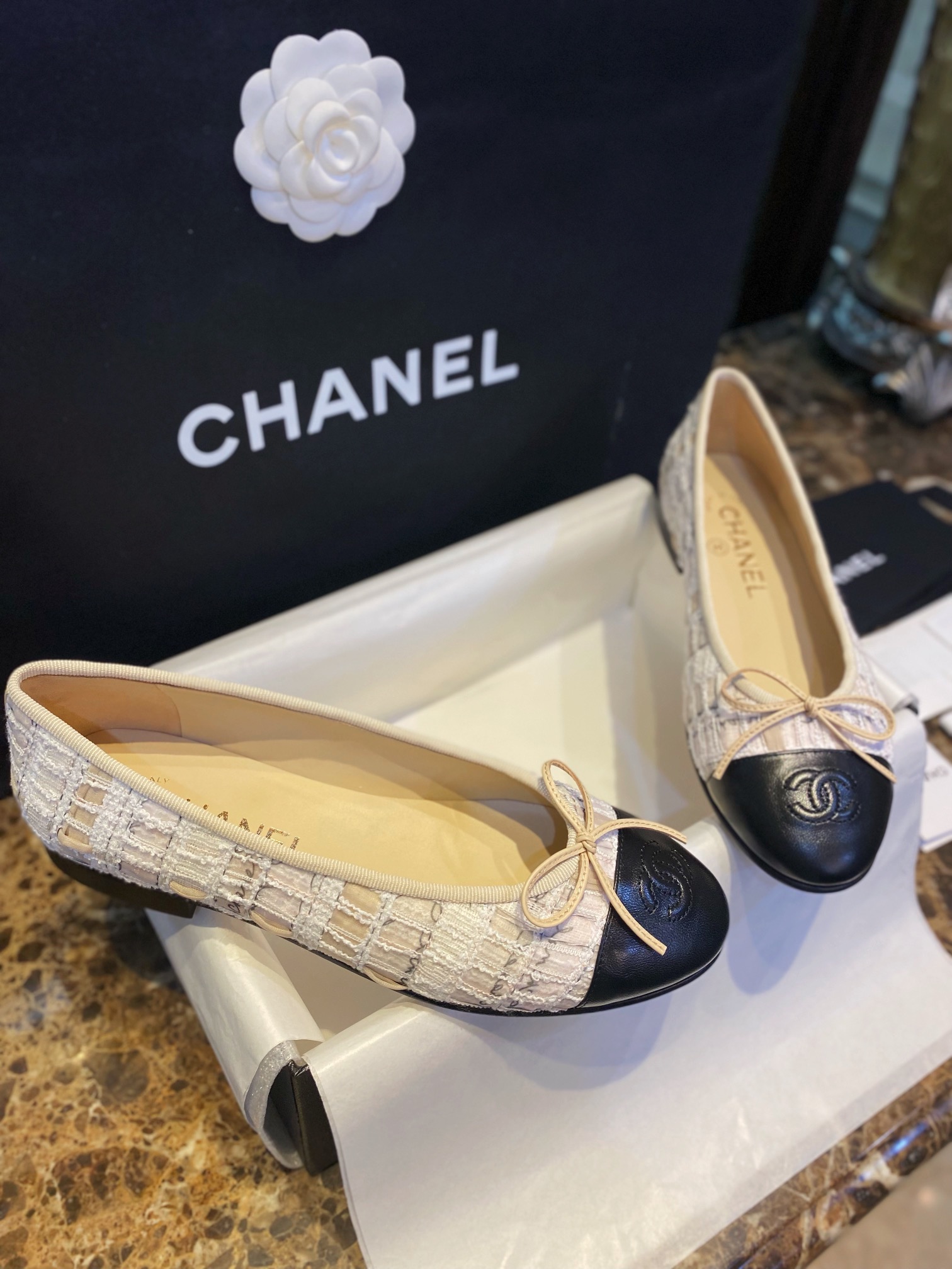 샤넬 CHANEL 발레 슈즈