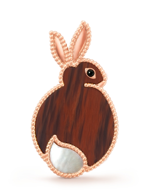 반클리프 Van Cleef & Arpels 럭키 애니멀 라팽 Lucky Animals Rabbit 브로치 VCARP7UN00