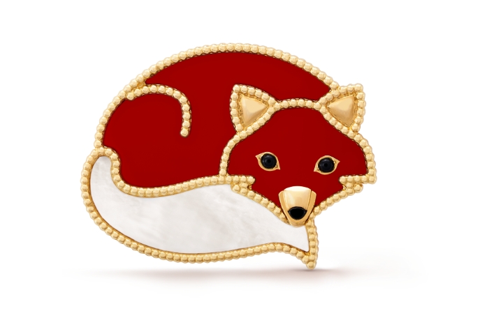 반클리프 Van Cleef & Arpels 럭키 애니멀 폭스 Lucky Animals Fox 브로치  VCARP9RY00