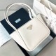 프라다 Prada 1BG539 Summer Soft Grainhobo 탑 핸들백 25CM