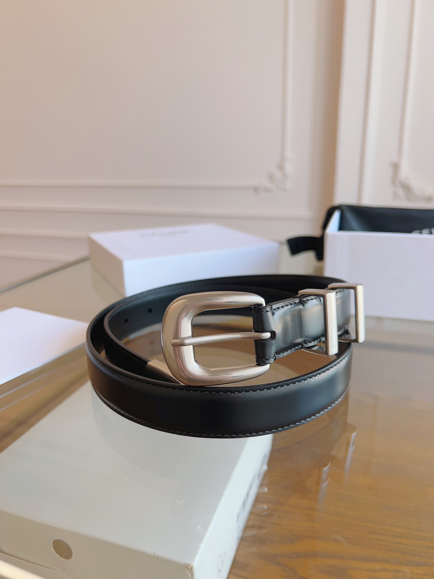 셀린느 Celine 웨스턴 벨트 빈티지 Western Belt in Vintage 25mm