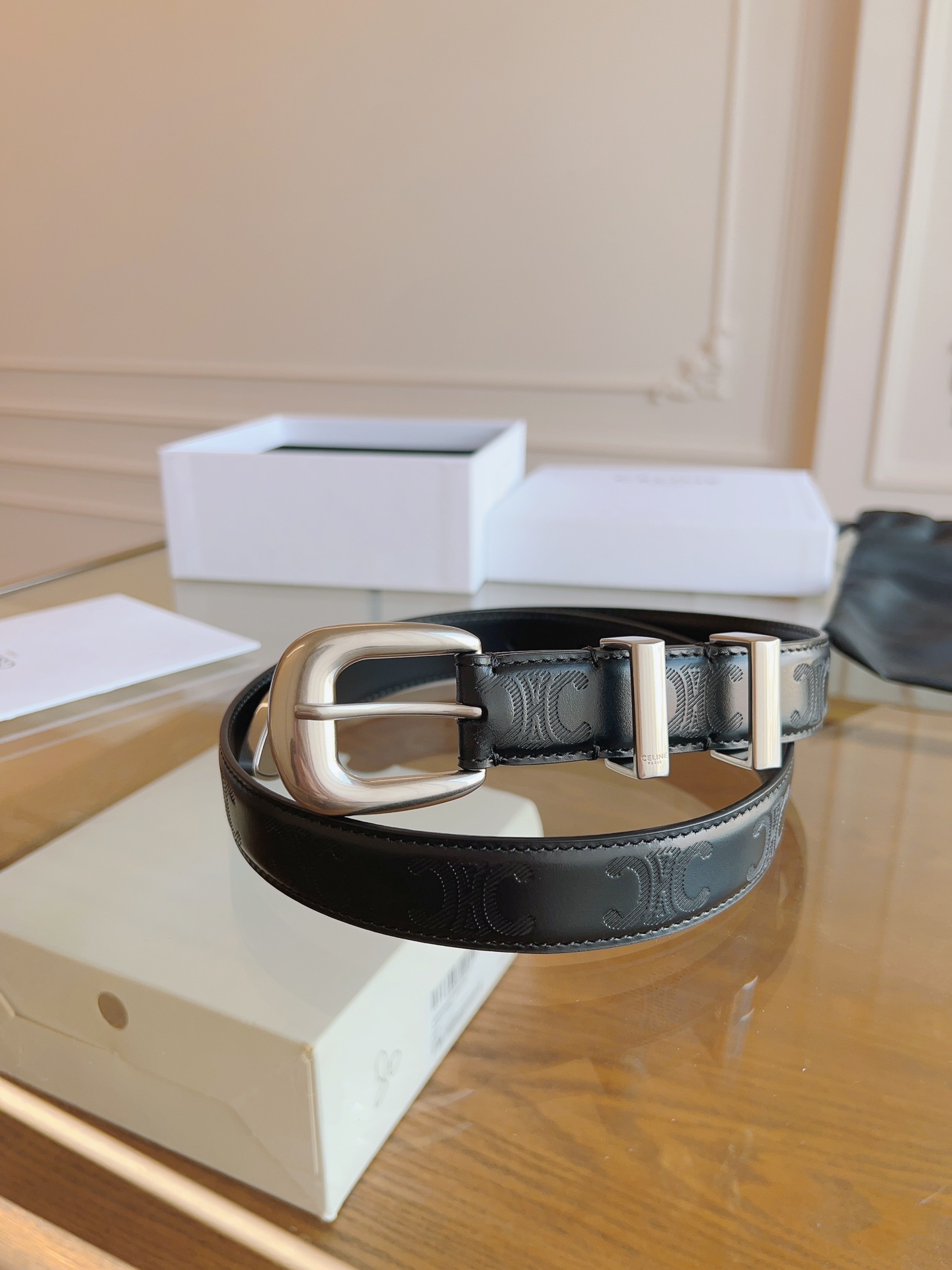 셀린느 Celine 웨스턴 벨트 빈티지 Western Belt in Vintage 25mm