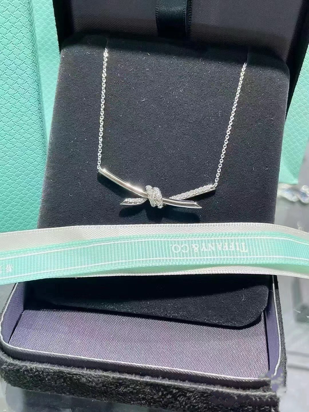 티파니 Tiffany&Co Tiffany Knot 티파니 노트 목걸이