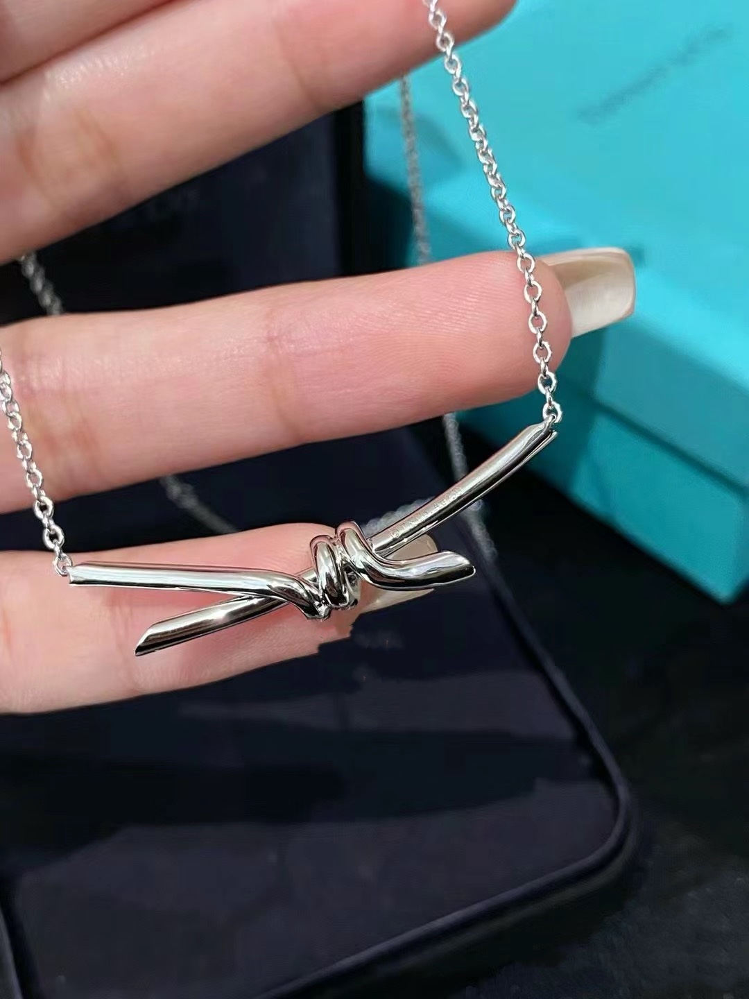 티파니 Tiffany&Co Tiffany Knot 티파니 노트 목걸이