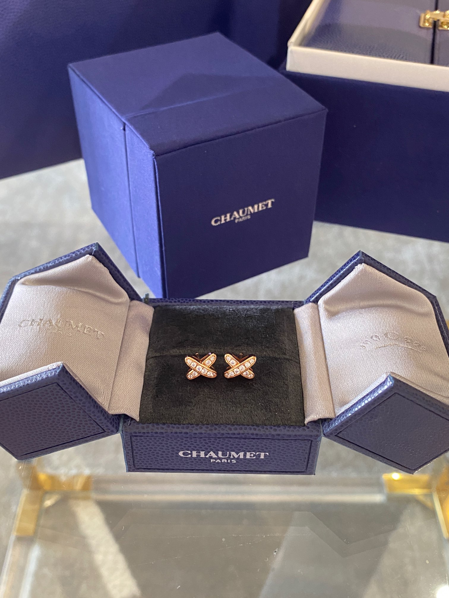 쇼메 Chaumet  JEUX DE LIENS 주 드 리앙 귀걸이