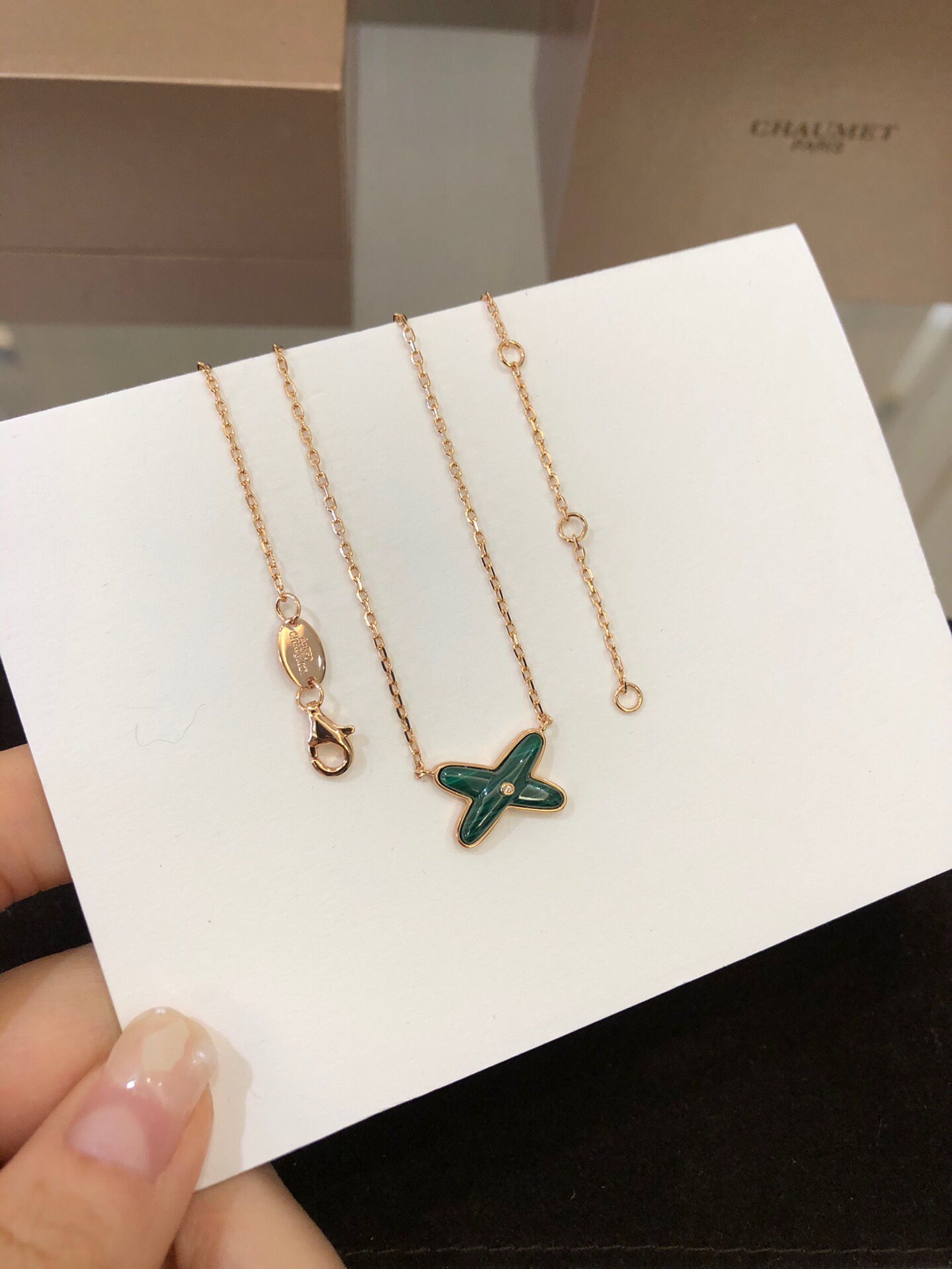 쇼메 Chaumet JEUX DE LIENS 주 드 리앙 목걸이