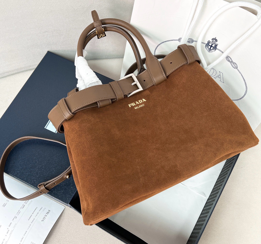 프라다 Prada 1BA434 탑 핸들백 32CM
