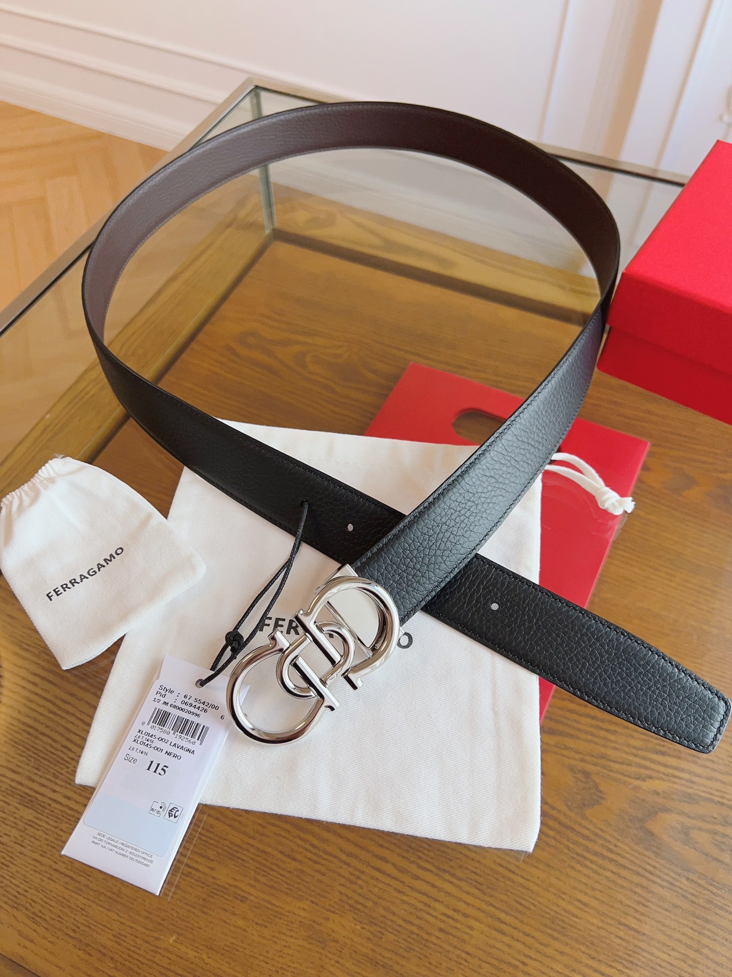 살바토레 페라가모 Salvatore Ferragamo 벨트 35mm