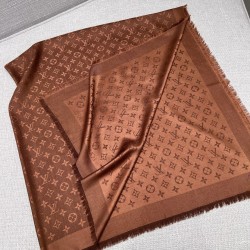 루이비통 LouisVuitton  M77357 모노그램 숄 브라운 140×140CM