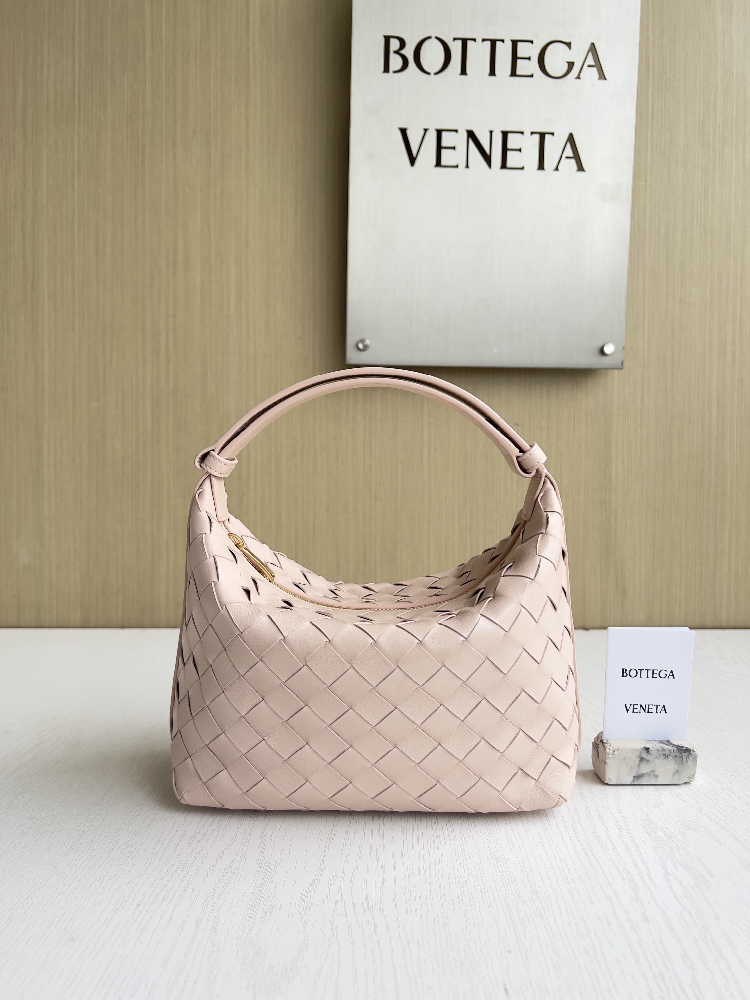보테가베네타 Bottega Veneta MINI Wallace 탑 핸들백 754443