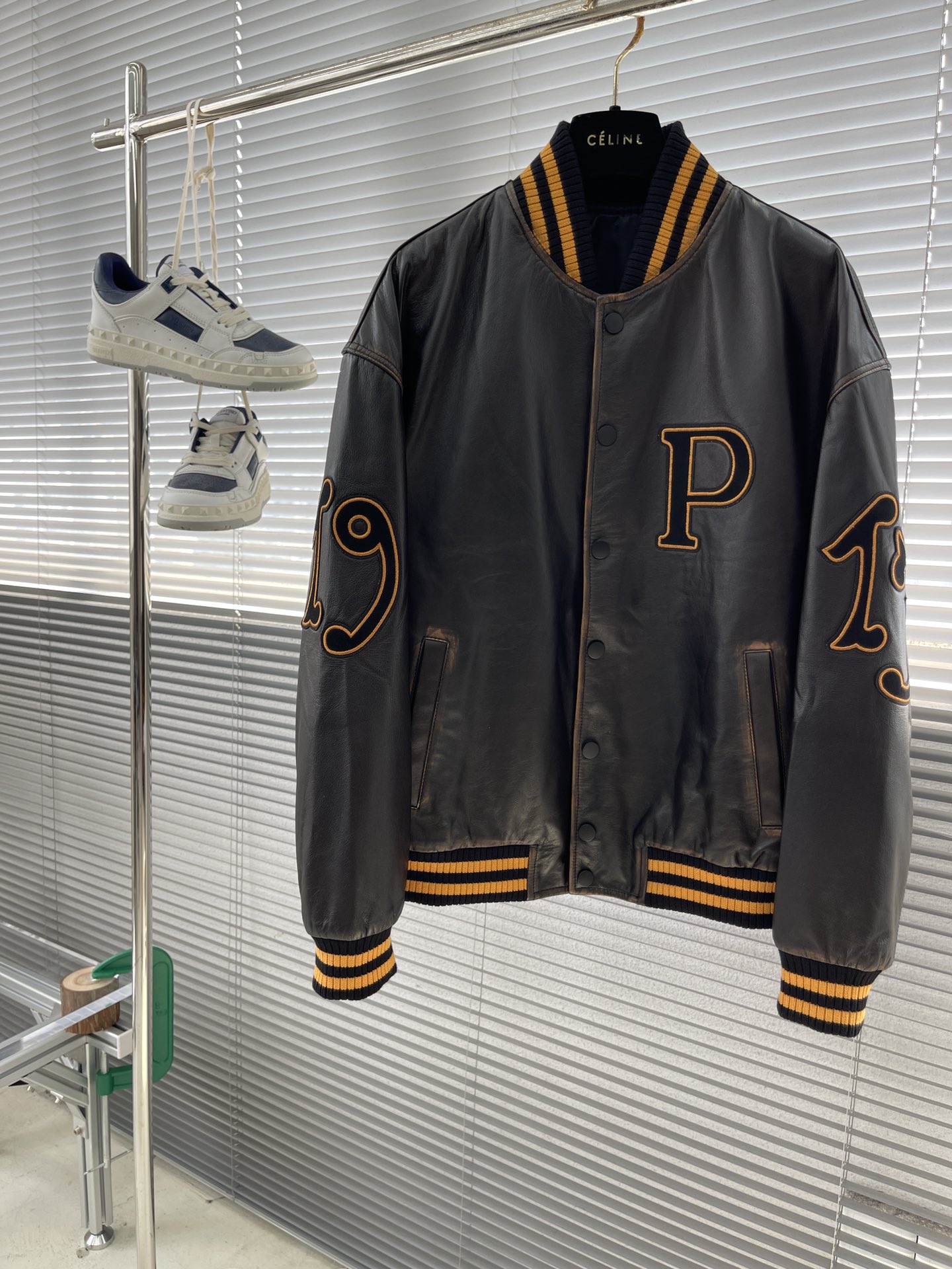 프라다 Prada 레더 재킷
